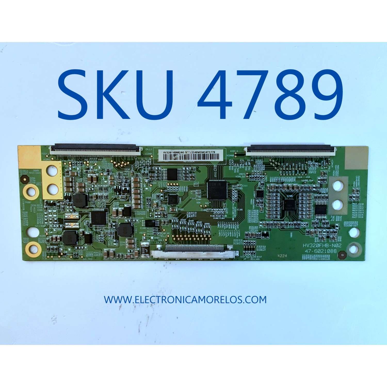 T-CON PARA TV VIZIO / NUMERO DE PARTE 44-9771154D / 47-6021088 / HV320FHB-N02 / HV320FHBN02 / 44-9771154DW / PANEL BOEI320WU1 / DISPLAY HV320FHB-F40 / HV320FHB-N02 / MODELO D32F-J04
